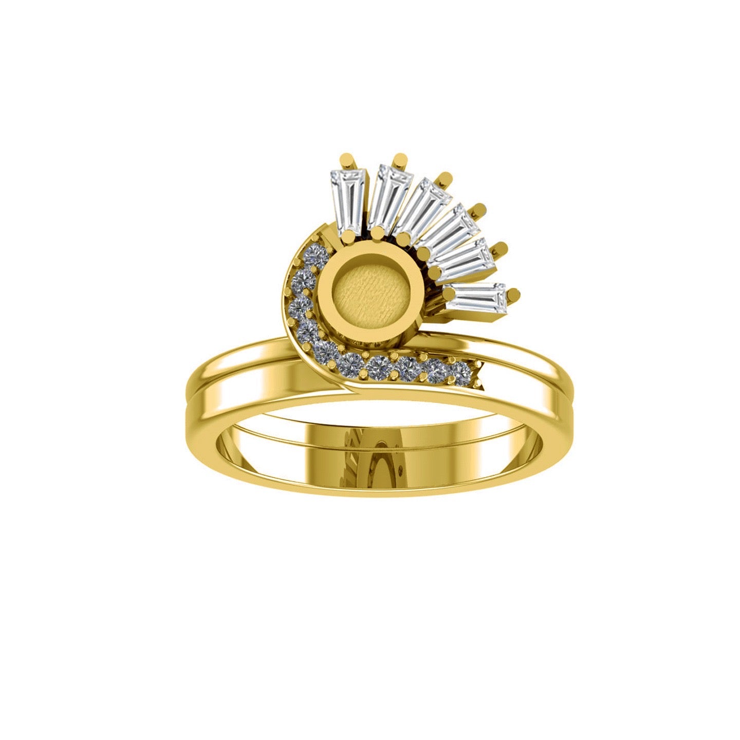 The Satnin’ Ring featuring fabric from Elvis owned clothing with letter of authenticity