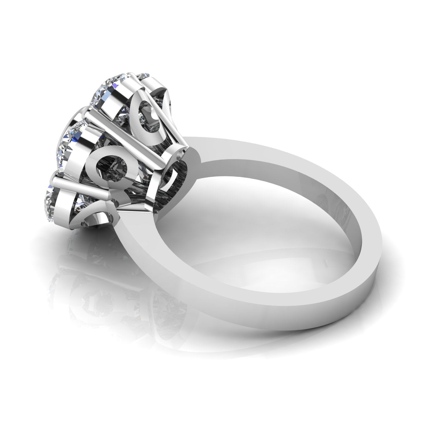 The Eugenia ring featuring fabric from Elvis owned clothing with letter of authenticity