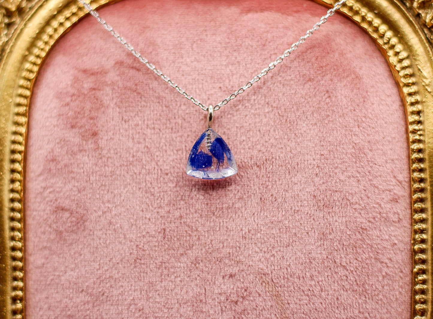 Forever EP resin pendant necklace