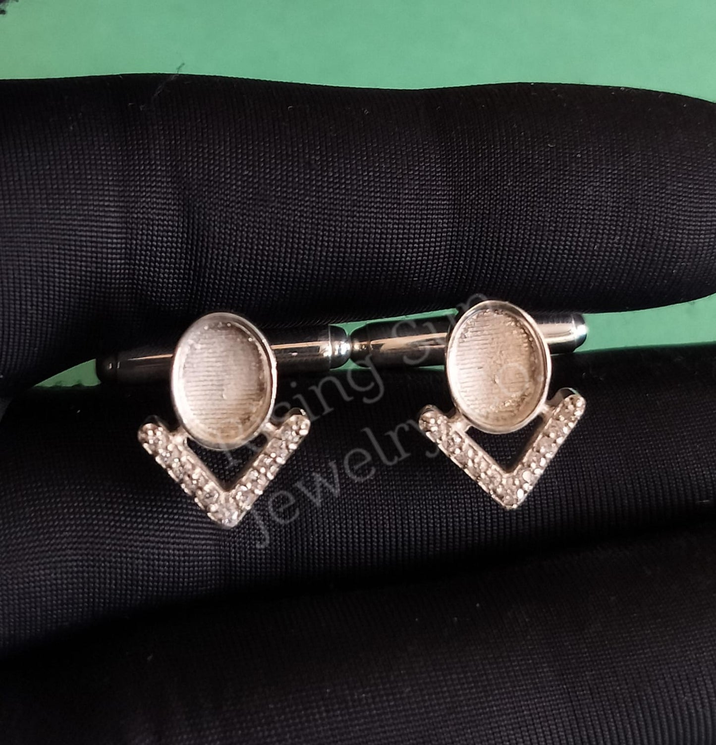 The 68 Special Collection Custom Cufflinks Featuring Fabric From Elvis Owned Clothing With Letter Of Authenticity