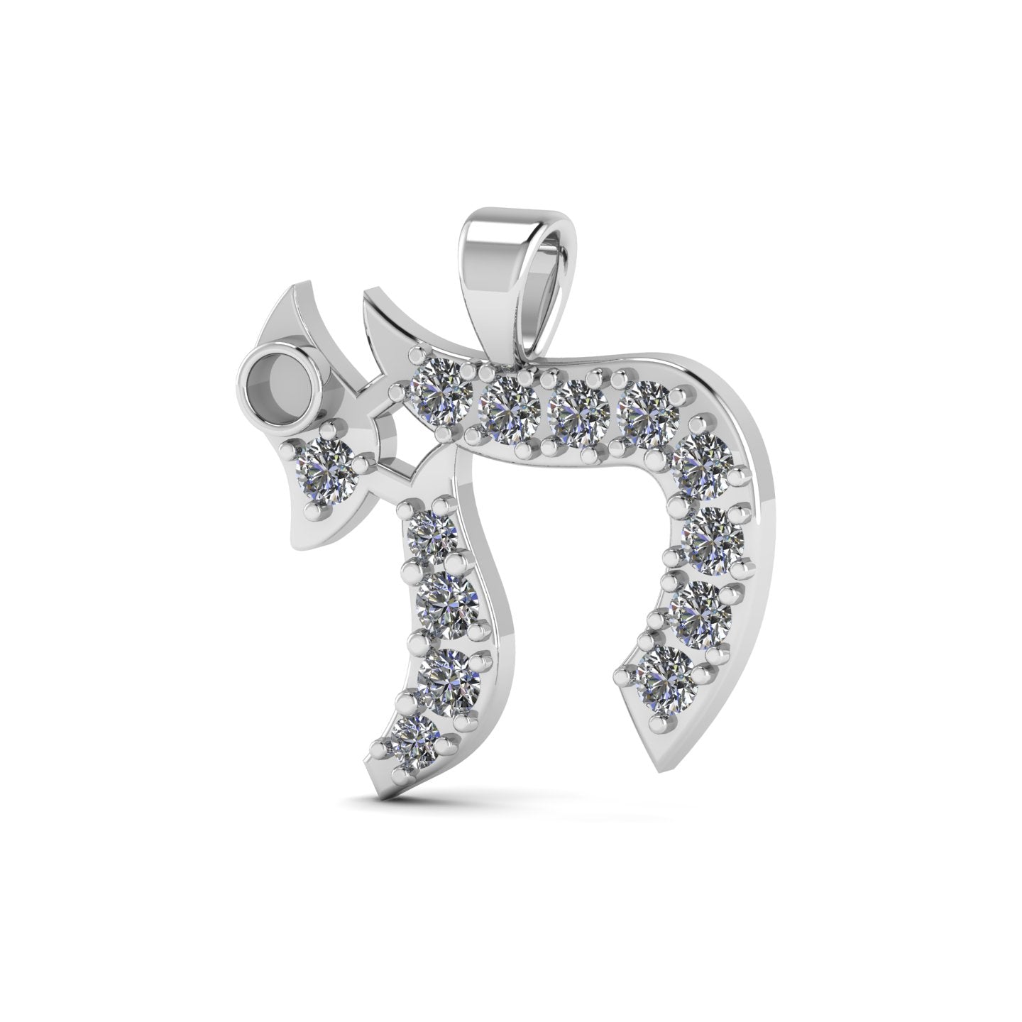 Chai Pendant featuring fabric from Elvis owned clothing with letter of authenticity