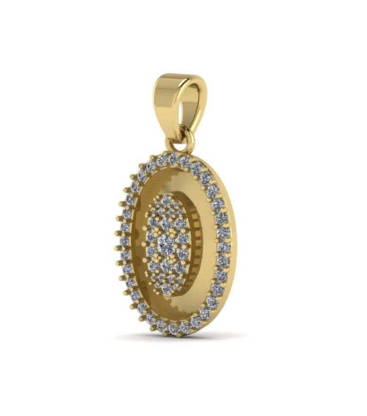 The last love pendant with moissanite featuring fabric from Elvis owned clothing with letter of authenticity