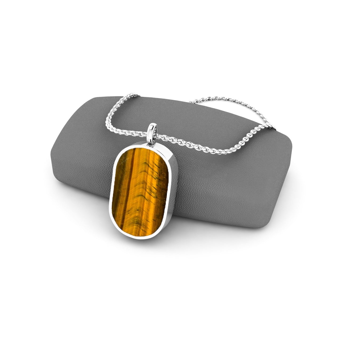 Gemstone locket featuring fabric from Elvis owns clothing with letter of authenticity