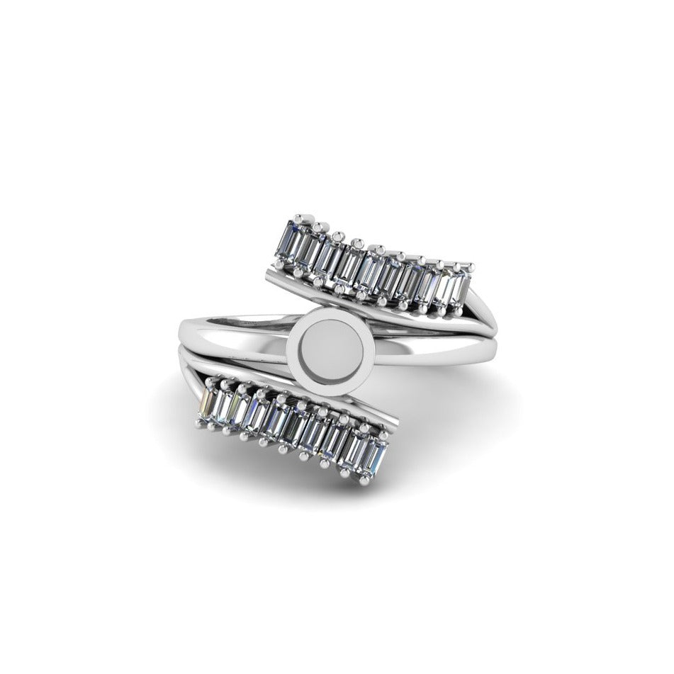 The Tupelo ring featuring fabric from Elvis owned clothing with letter of authenticity