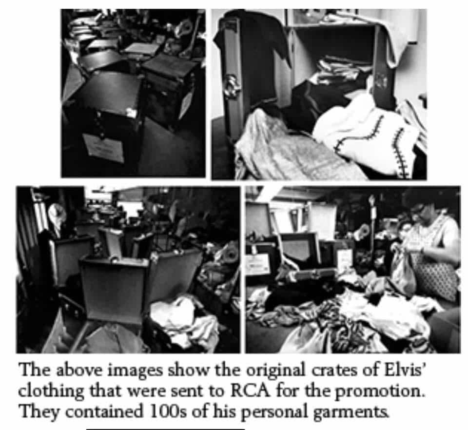 Women's Elvis Owned Clothing Swatch Ring With Letter of Authenticity