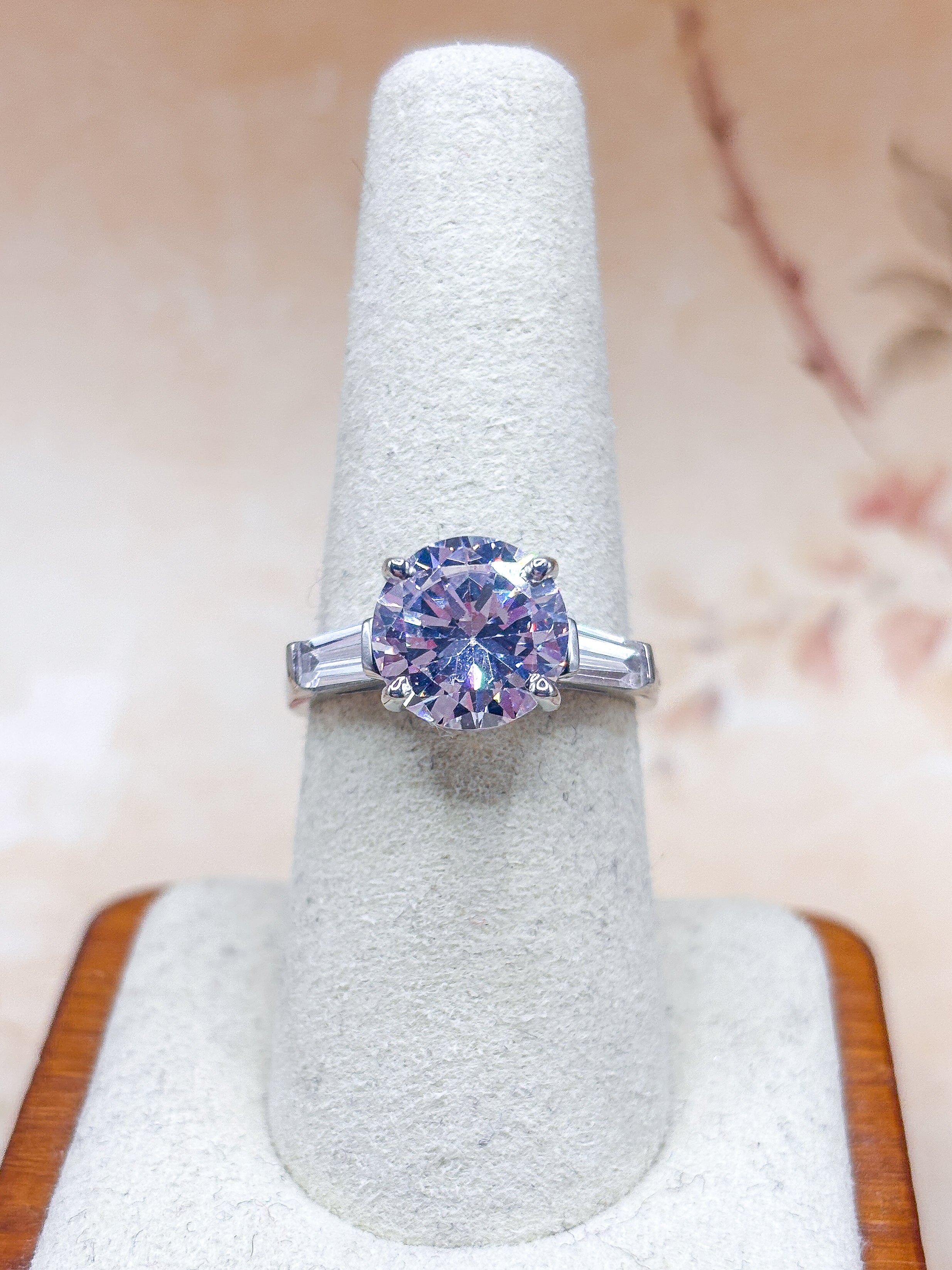 The Satnin Solitaire Ring | Vintage-Inspired Moissanite Ring – Rising ...