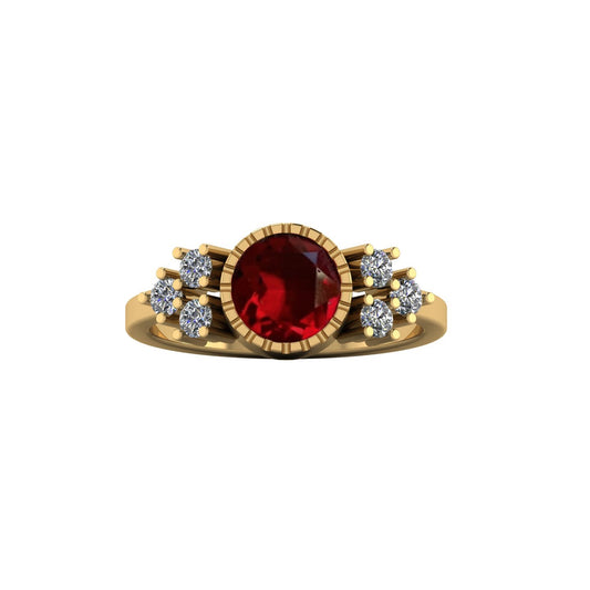 Legendary Garnet Starlight Ring