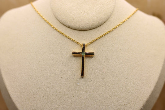 There’ll Be Peace Cross Pendant Necklace
