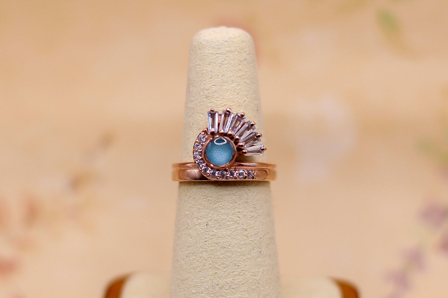 The Satnin’ Ring featuring fabric from Elvis owned clothing with letter of authenticity