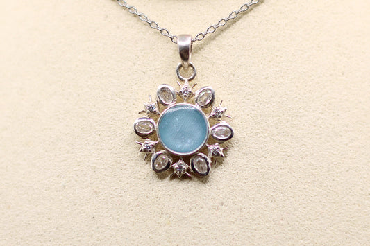 Blue Christmas Pendant