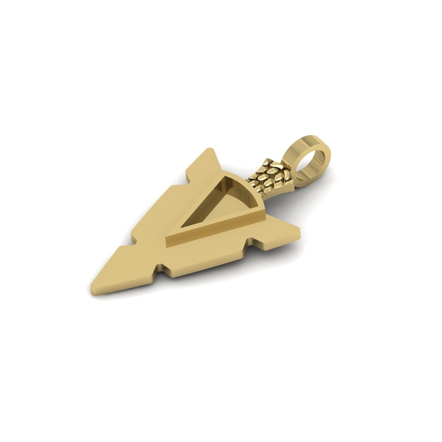 Arrowhead Memorial Pendant Necklace