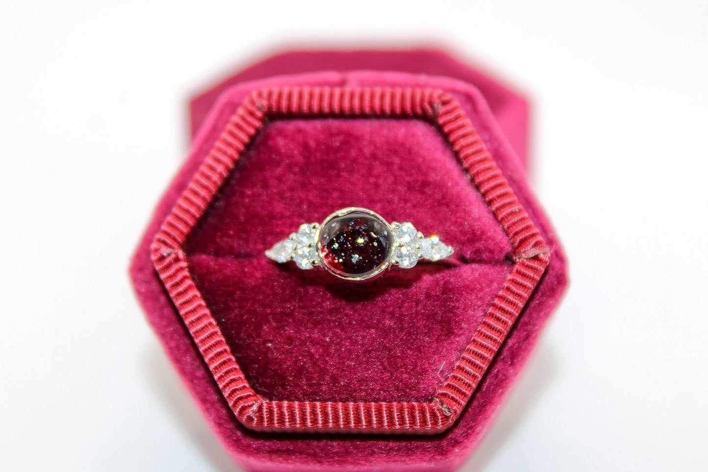 Women's Classic Ring Featuring Fabric From Elvis Owned Clothing With Letter of Authenticity