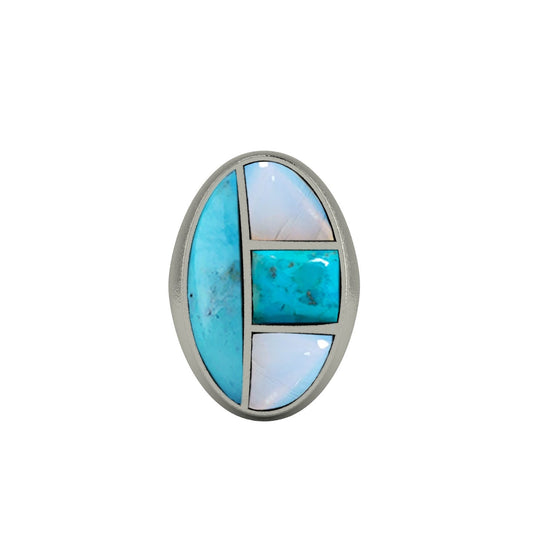 Sky & stone men's ring