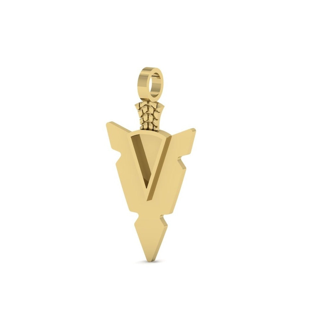 Arrowhead Memorial Pendant Necklace