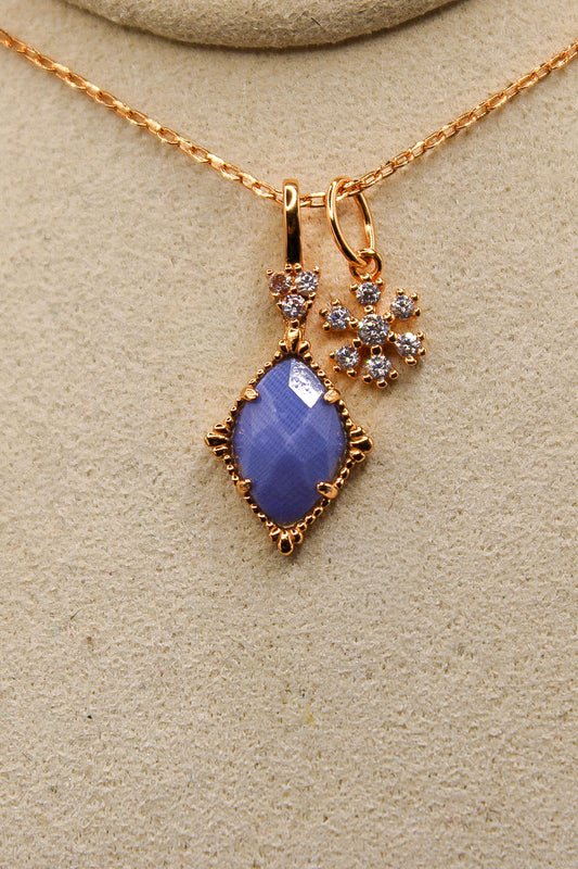 Vintage Revival Pendant Necklace Featuring Fabric From Elvis Owned Clothing With Letter of Authenticity