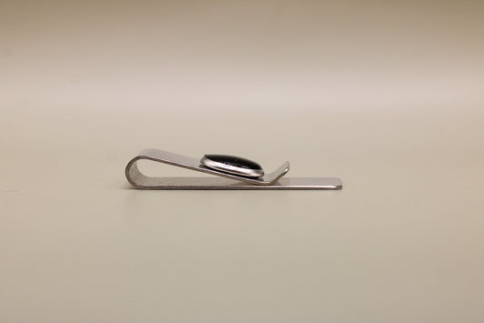 Ready to ship-Stainless Steel Money Clip Featuring fabric from Elvis owned clothing with letter of authenticity