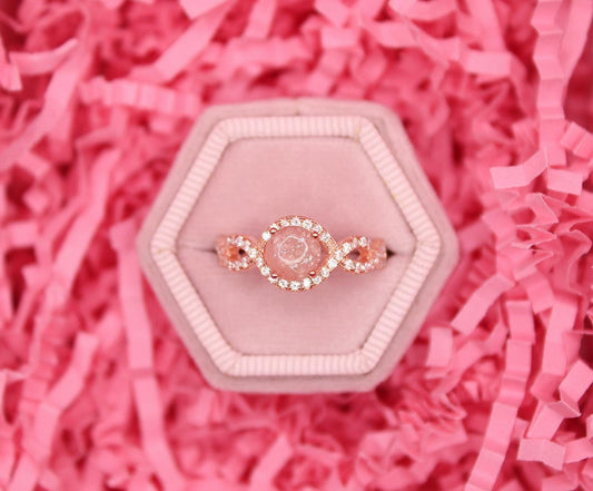 Southern Charm Memorial Ring for Ashes, Hair, Fabric, Breastmilk