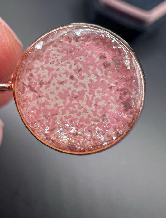 Earrings Featuring Dolly's Wallpaper From Her Glencliff Rd Home In Nashville -Rose Gold With COA