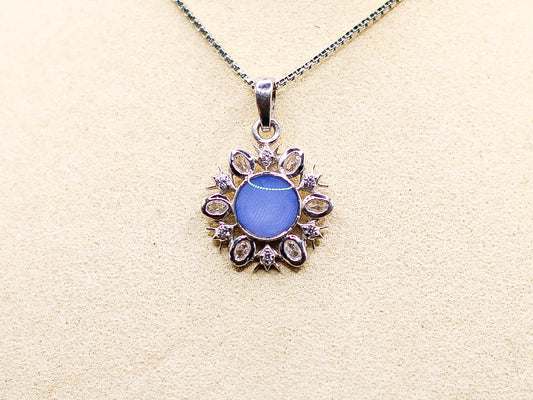 Blue Christmas Pendant