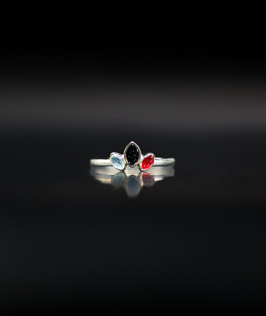 The Peacock Ring Featuring Authentic Wardrobe Fabric With Letter Of Authenticity