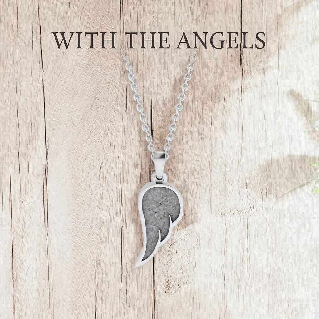 With the Angels memorial pendant