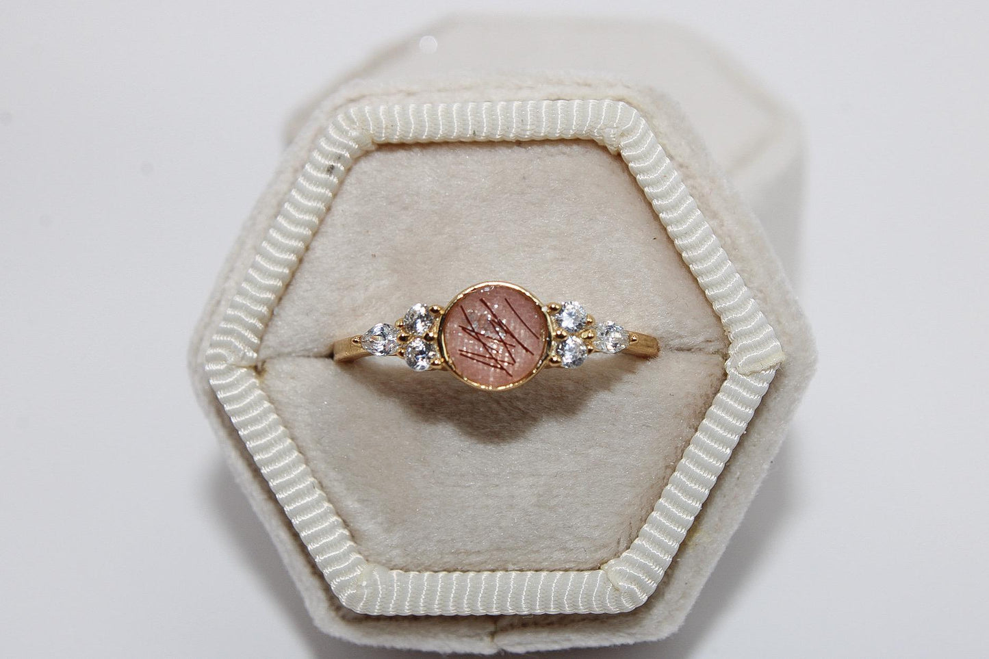 Women's Classic Ring Featuring Fabric From Elvis Owned Clothing With Letter of Authenticity