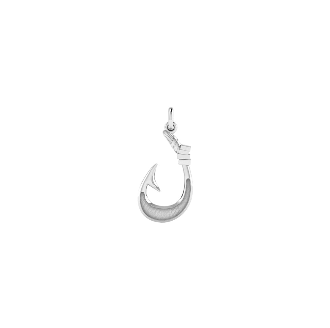 JJ’s fishin’ hook memorial pendant