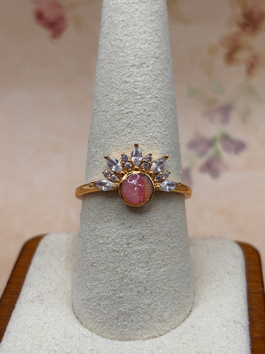 Rising Sun Vermeil Ring