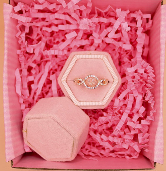 Women's Twisted Shank Ring Featuring Fabric From Elvis Owned Clothing With Letter of Authenticity-10k Gold