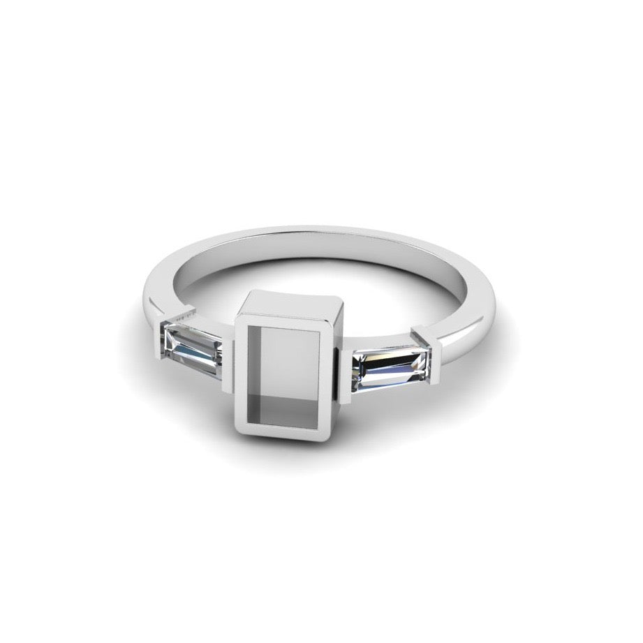 The Memphis ring featuring fabric from Elvis owned clothing with letter of authenticity