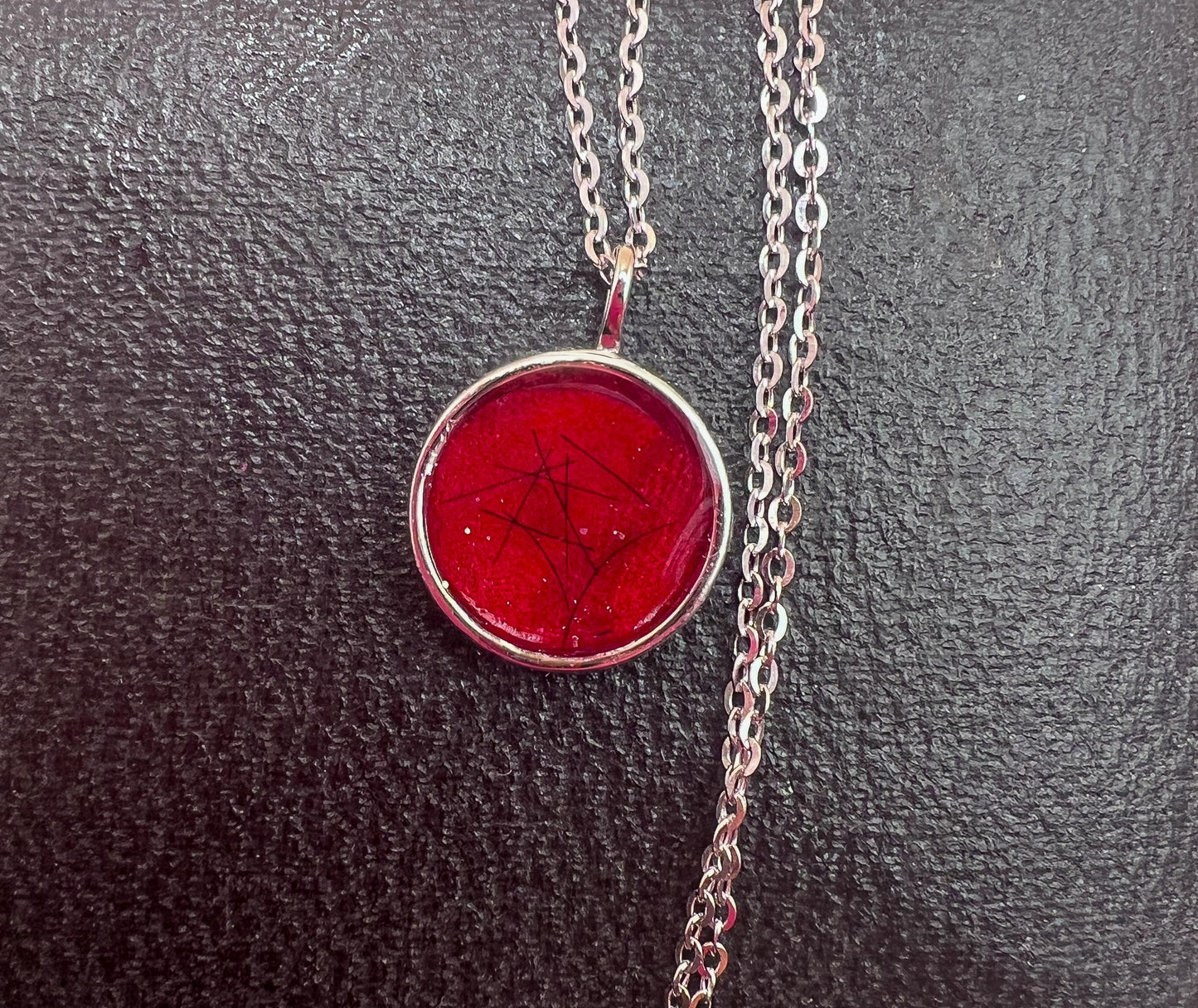 Memorial Necklace for Ashes, Hair, Fabric, Breastmilk
