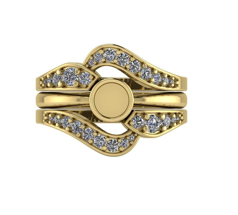 Love me true 3 piece ring set