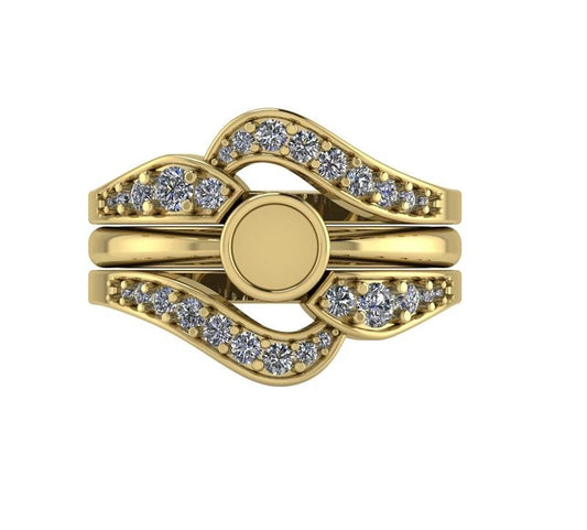 Love me true 3 piece ring set