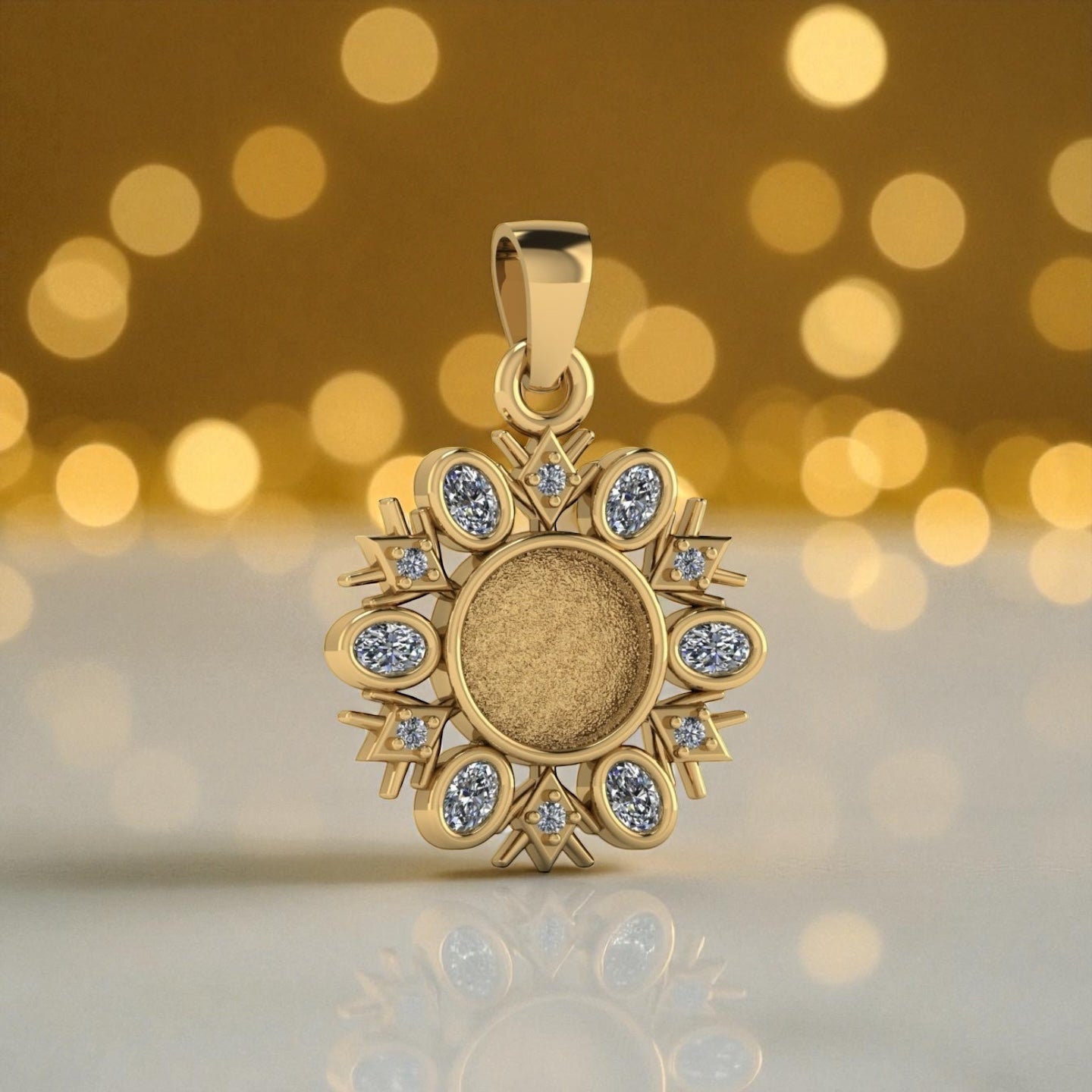 Blue Christmas Pendant