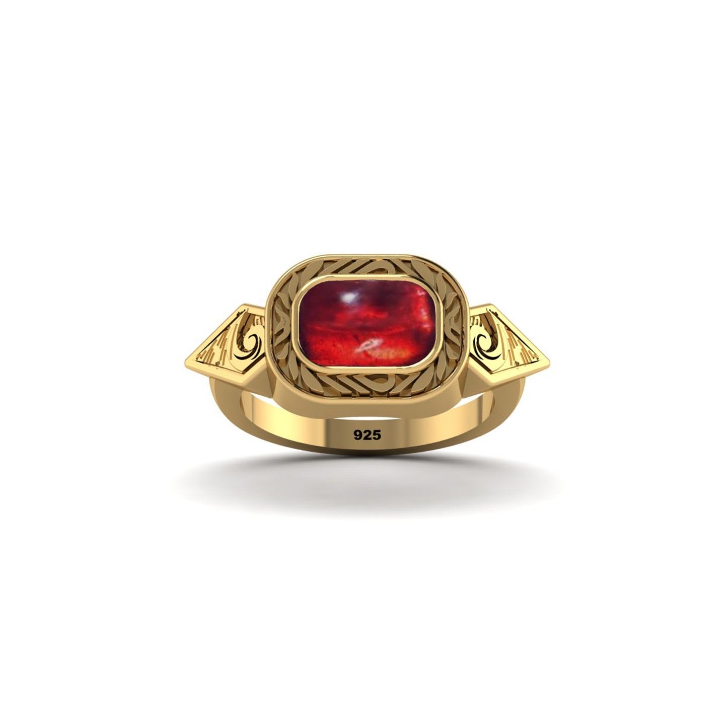 Legendary Garnet Vintage Style Ring