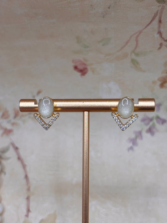 Ready to ship- 68 special stud earrings featuring fabric from Elvis owned clothing