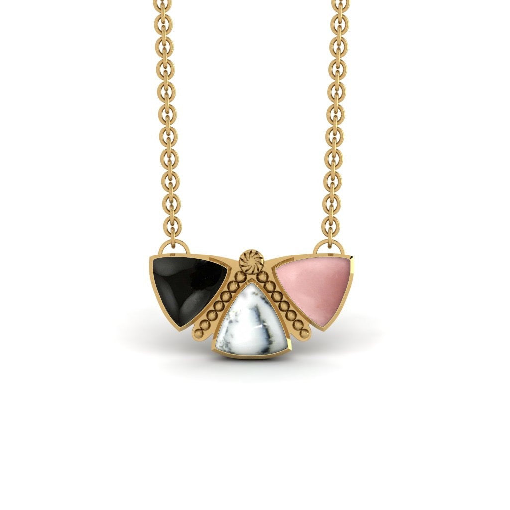 Midnight Floral Little Sister Pendant