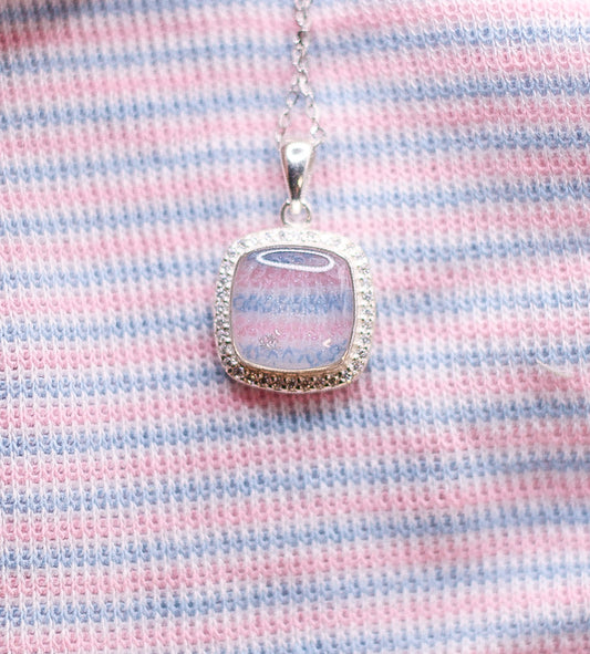 Square Memorial Pendant
