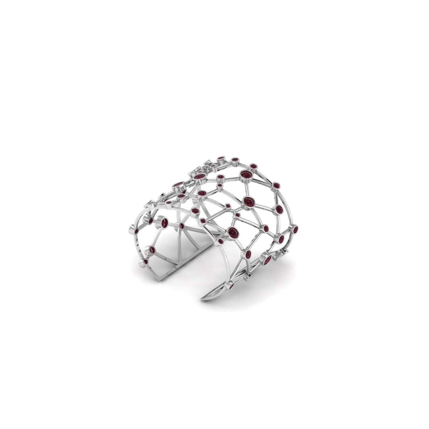 The Legendary Garnet Among The Stars Cuff Bracelet