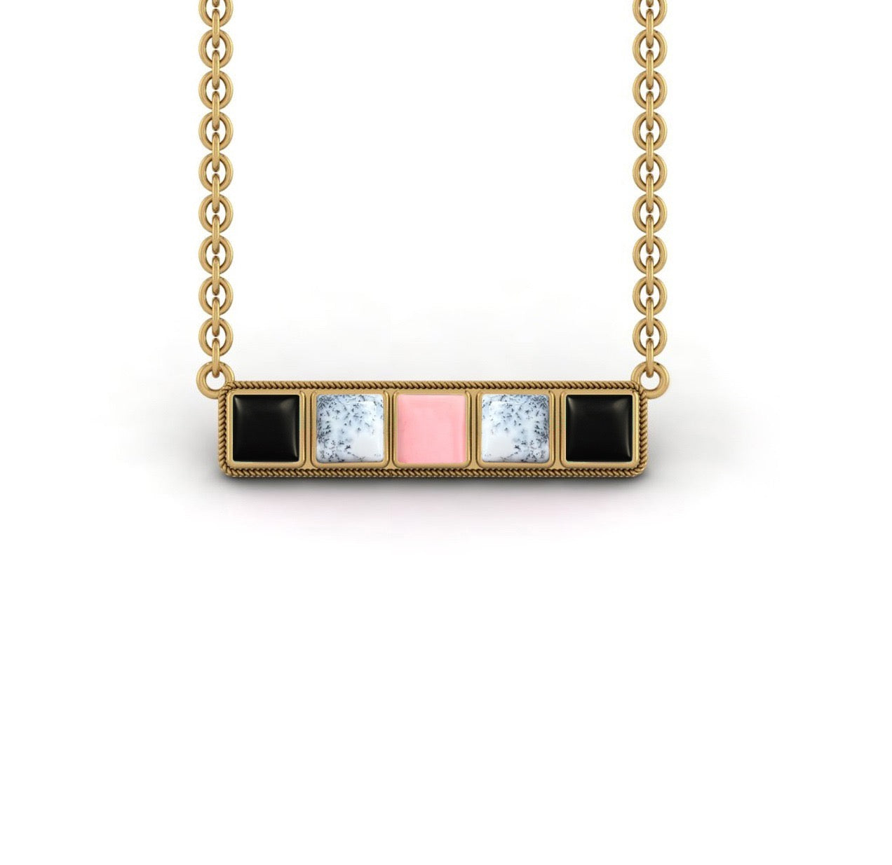 The Midnight Floral Bar Pendant