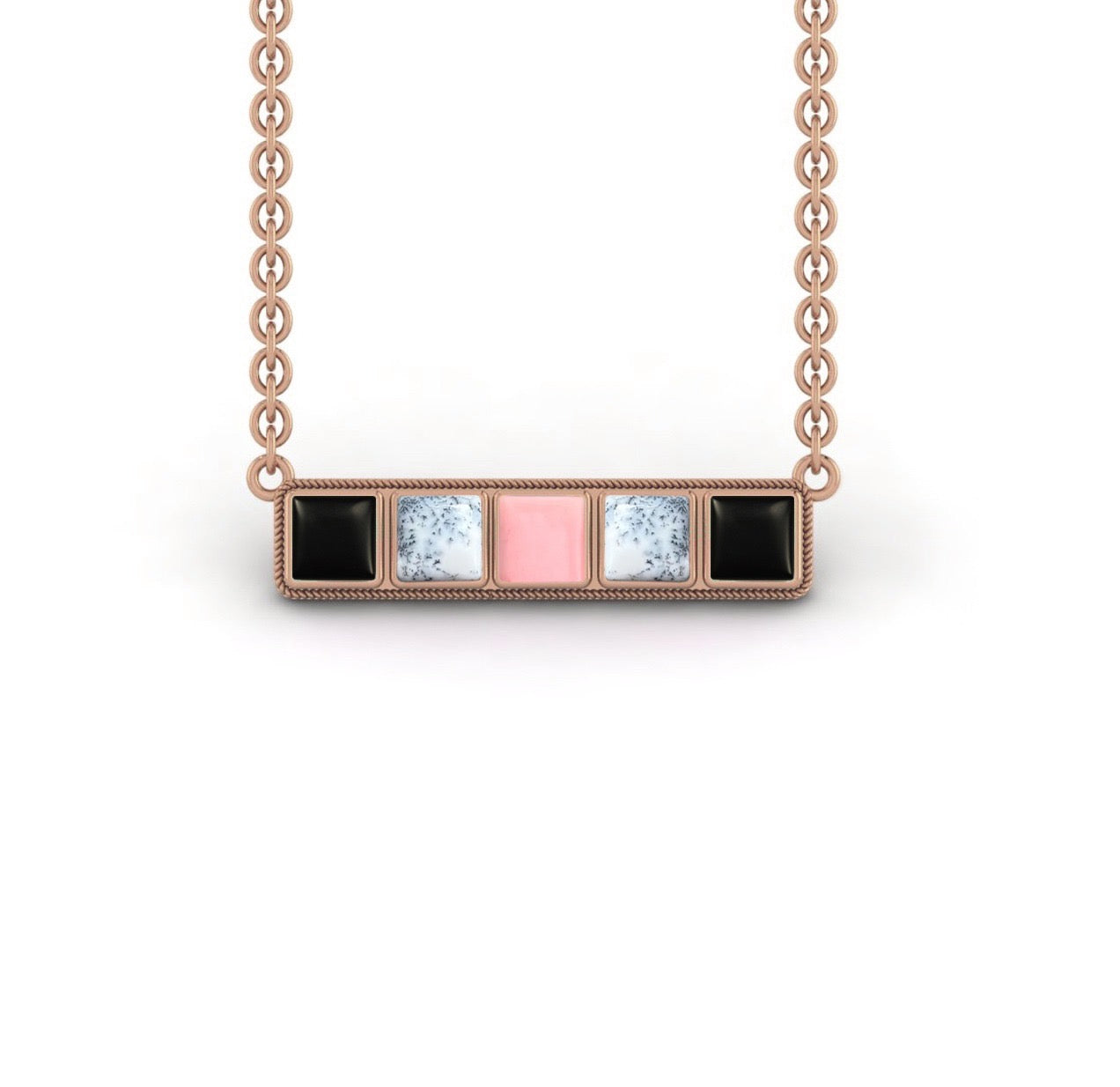 The Midnight Floral Bar Pendant