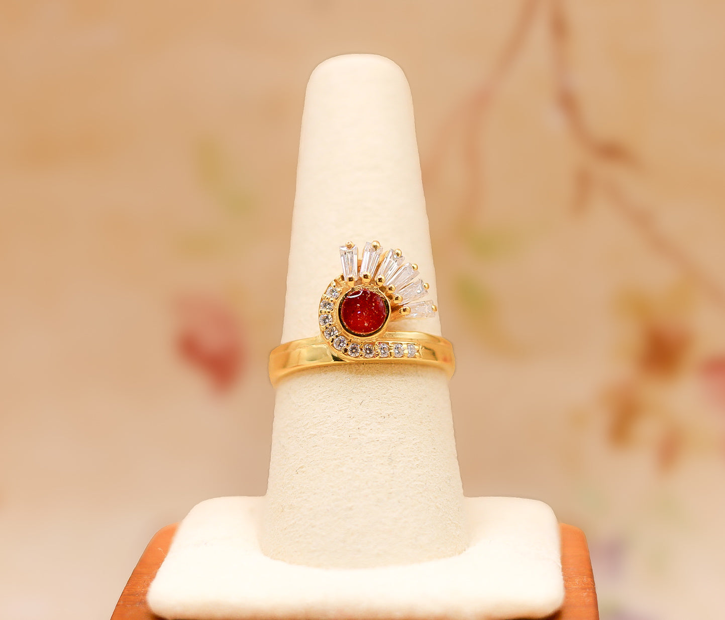 The Satnin’ Ring featuring fabric from Elvis owned clothing with letter of authenticity