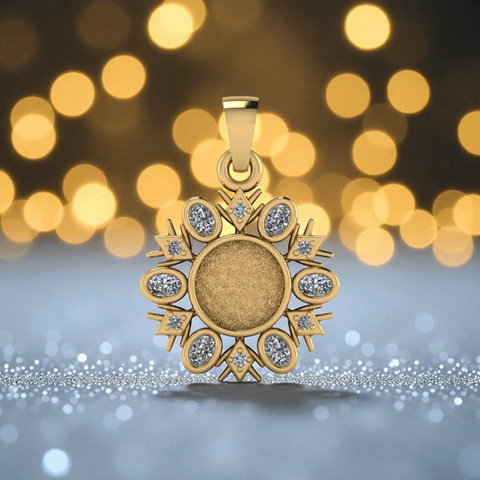 Blue Christmas Pendant