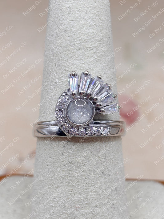 The Satnin’ Ring featuring fabric from Elvis owned clothing with letter of authenticity