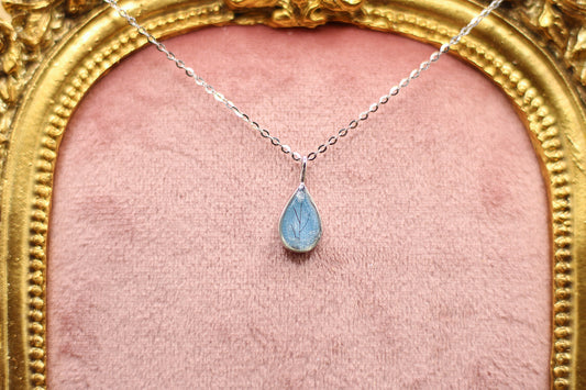 Pear Pendant Necklace Featuring Fabric From Elvis Owned Clothing With Letter of Authenticity