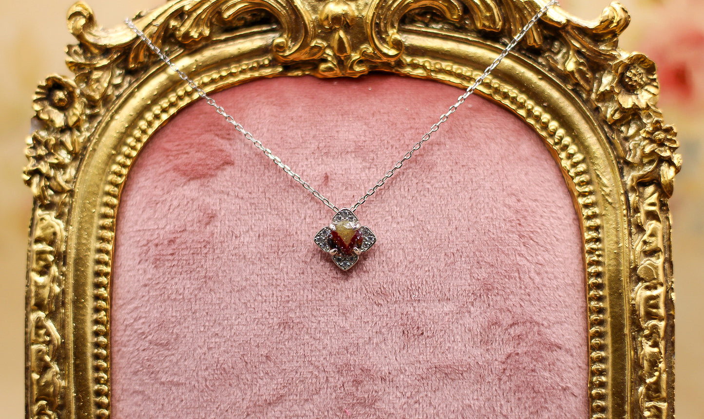 Fountain Style Memorial Necklace for Ashes, Hair, Fabric, Breastmilk