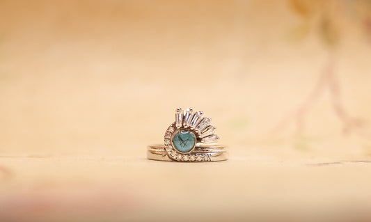 The Satnin’ Ring featuring fabric from Elvis owned clothing with letter of authenticity