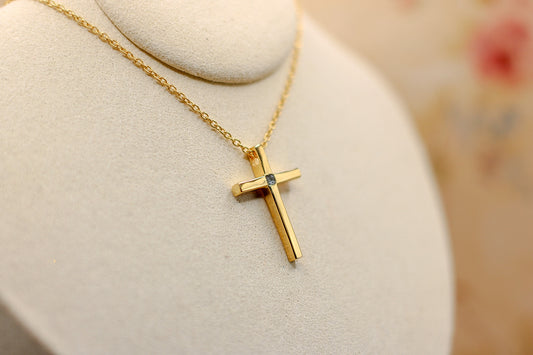 There’ll Be Peace Cross Pendant Necklace