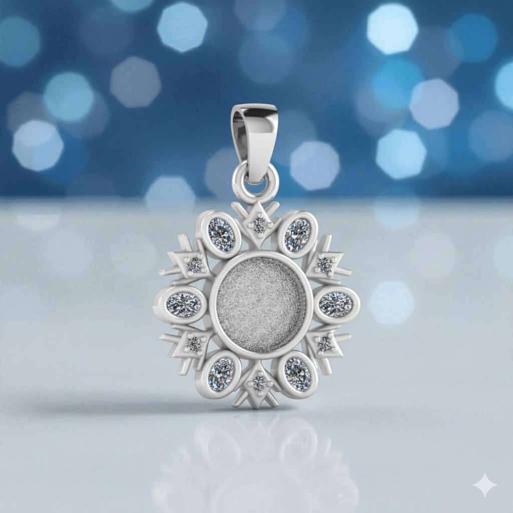 Blue Christmas Pendant