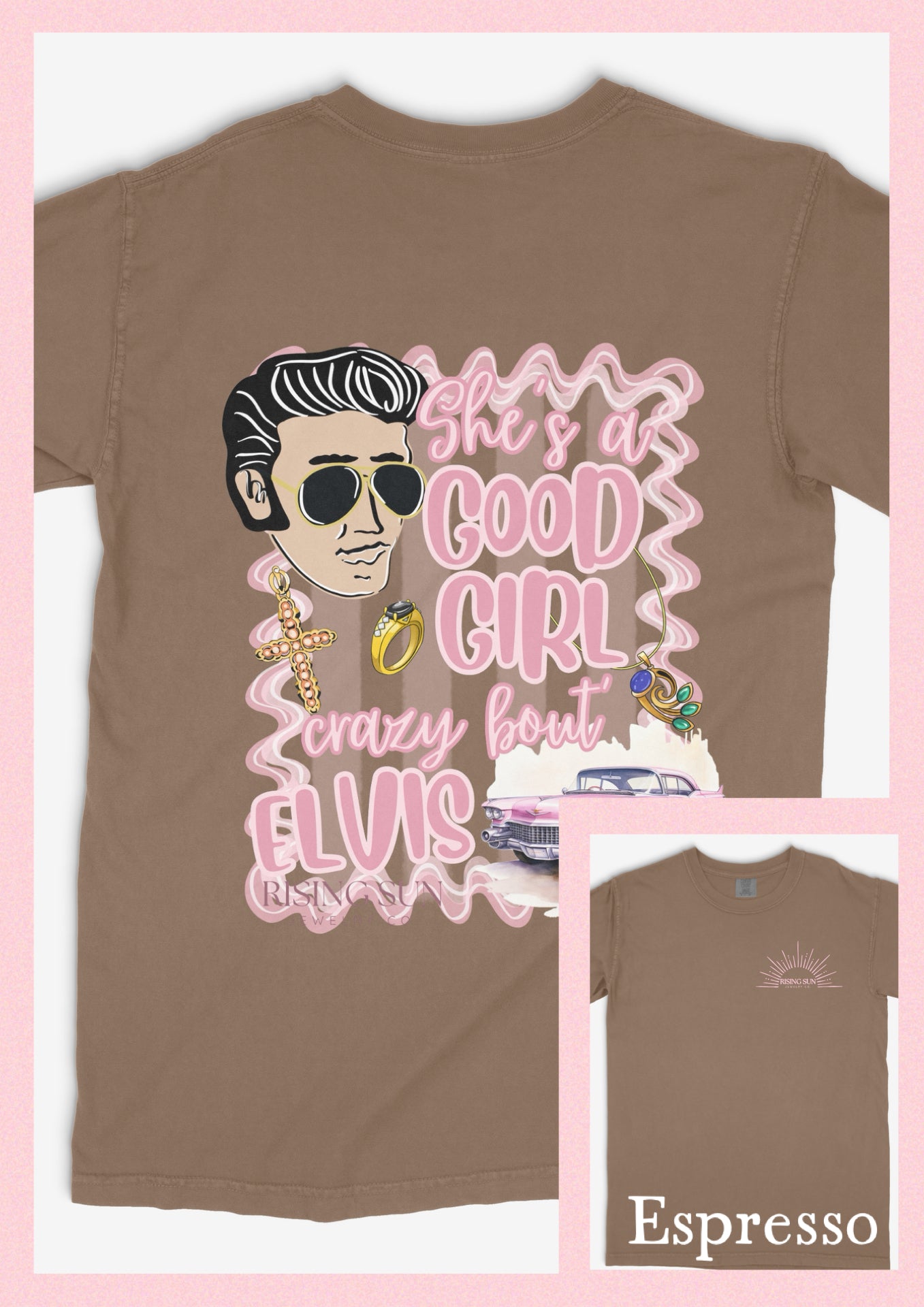 Crazy Bout Elvis Tee